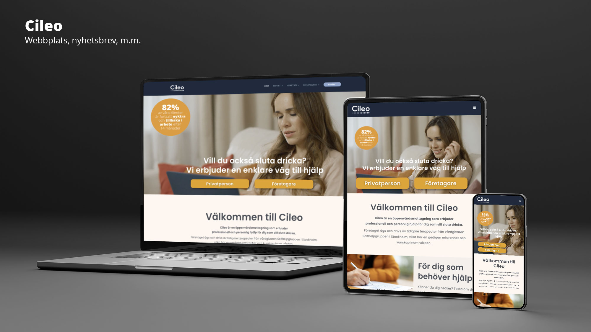 In Vision - Cileo Webbplats