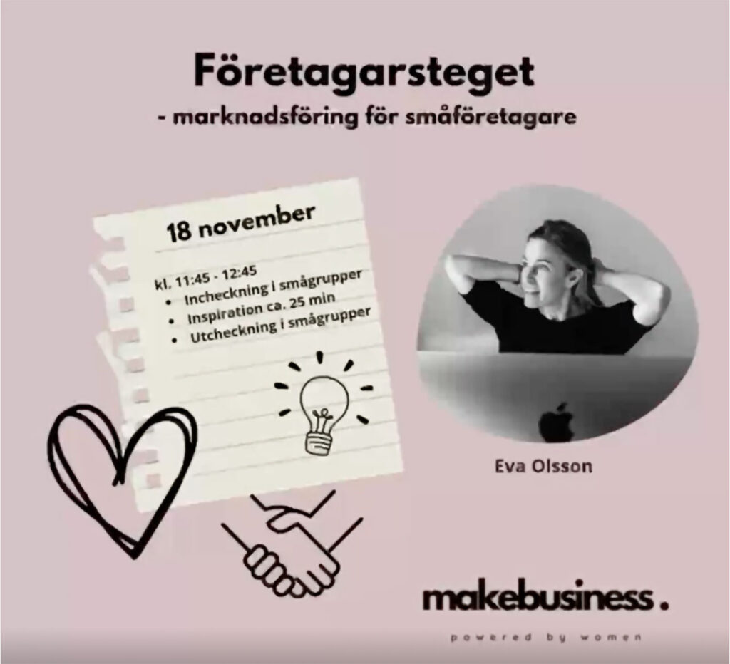 företagarsteget - make business digital lunchträff